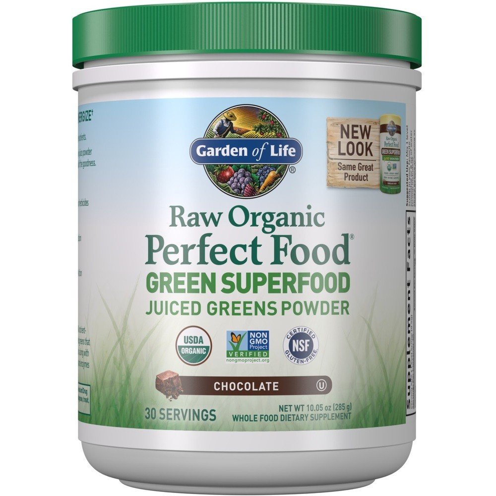 Garden of Life Raw Organic Perfect Food Green Superfood Chocolate 337 g Powder