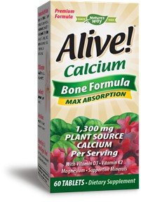Nature&#39;s Way Alive! Calcium Bone Formula 60 Tablet