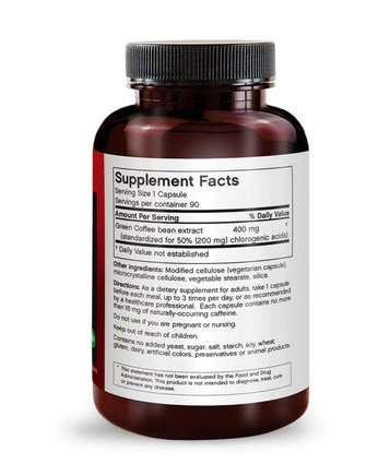 Futurebiotics Green Coffee Extract 400 mg 90 VegCap