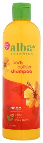Alba Botanica Body Builder Shampoo Mango 12 oz Liquid