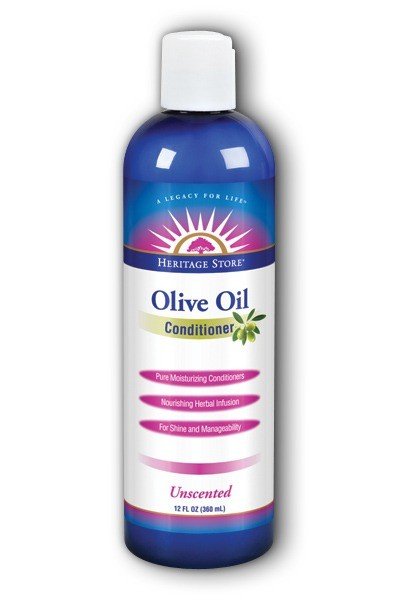 Heritage Store Olive Oil Conditioner Unscented 12 oz Liquid