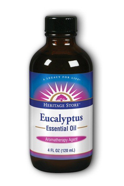 Heritage Store Eucalyptus Essential Oil 4 oz Liquid