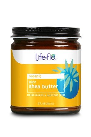 LifeFlo Shea Butter Pure Organic 9 oz Cream