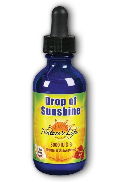 Natures Life D3 Drop of Sunshine 5000 IU Unflavored 2 oz Liquid