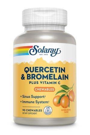 Solaray Quercetin & Bromelain Plus Vitamin C 90 Chewable