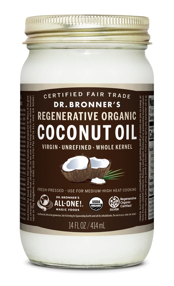 Dr. Bronner&#39;s Coconut Oil - Whole Kernel 14 oz Oil