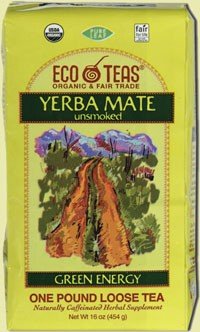 Eco Teas Yerba Mate Unsmoked 1 lbs Loose Tea