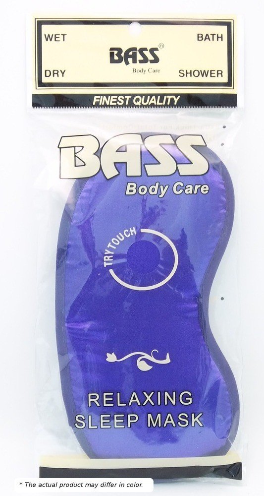 Bass Brushes Satin Sleep Mask 1 Mask