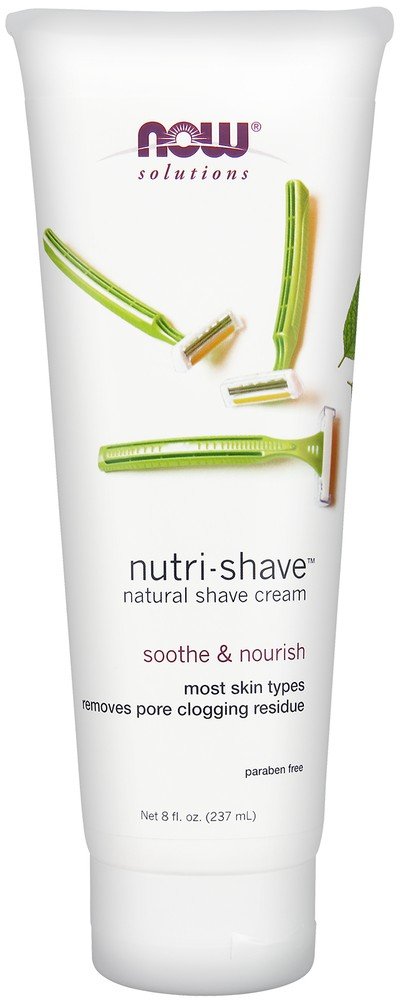 Now Foods Solutions Nutri-Shave Shaving Gel 8 oz Gel