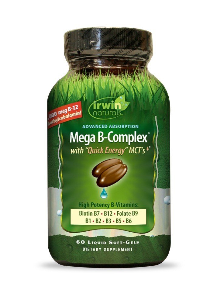 Irwin Naturals Mega B Complex 60 Softgel