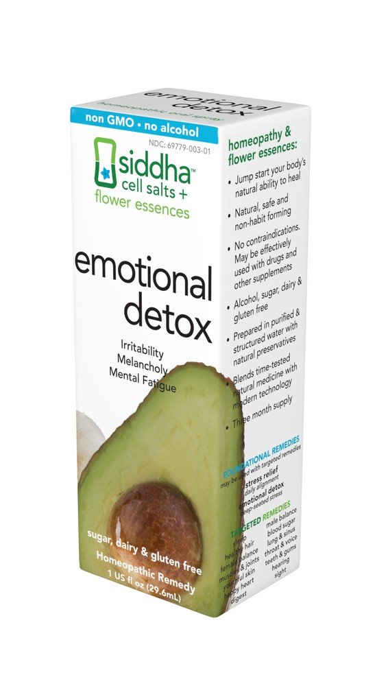 Siddha Flower Essences Emotional Detox 1 fl oz Liquid