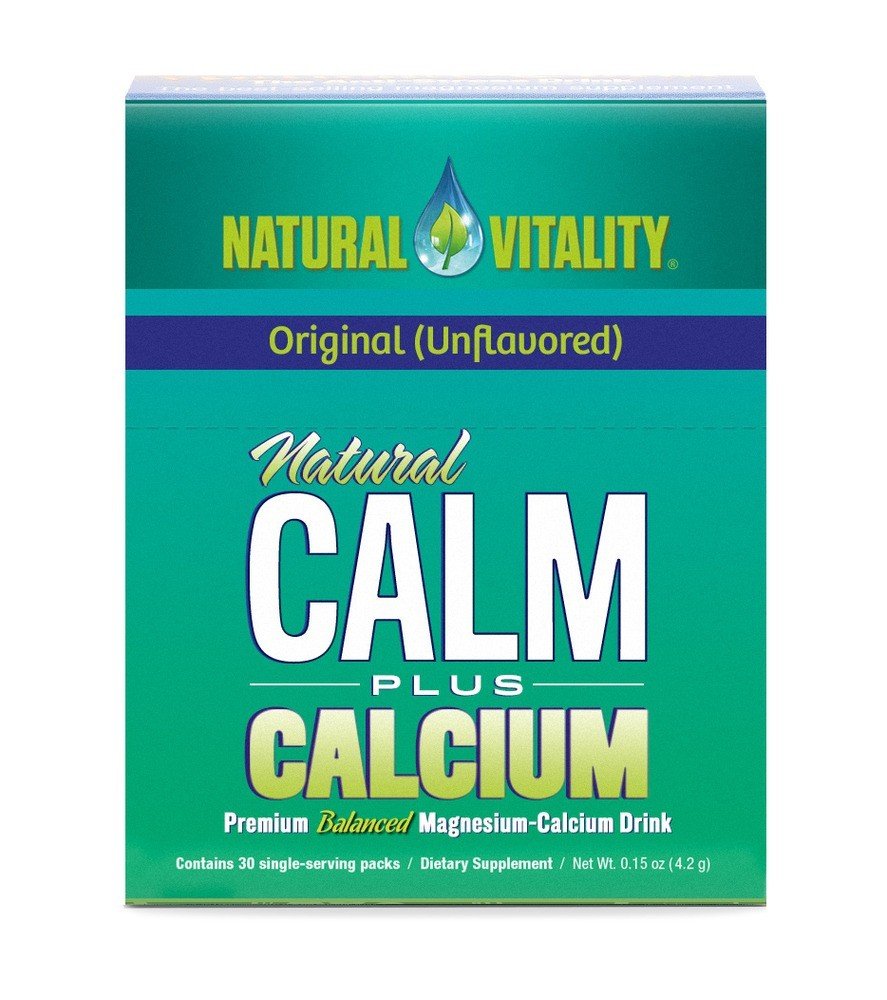 Natural Vitality Natural Calm Plus Calcium Regular 30 Packet