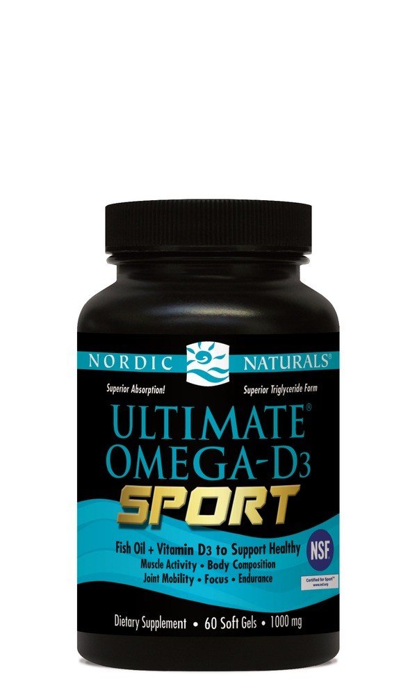 Nordic Naturals Ultimate Omega-D3 Sport 60 Softgel
