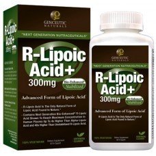 Genceutic Naturals R-Lipoic Acid+ 300mg 60 Capsule