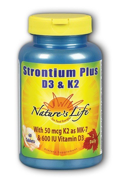 Natures Life Strontium Plus D & K 60 Tablet