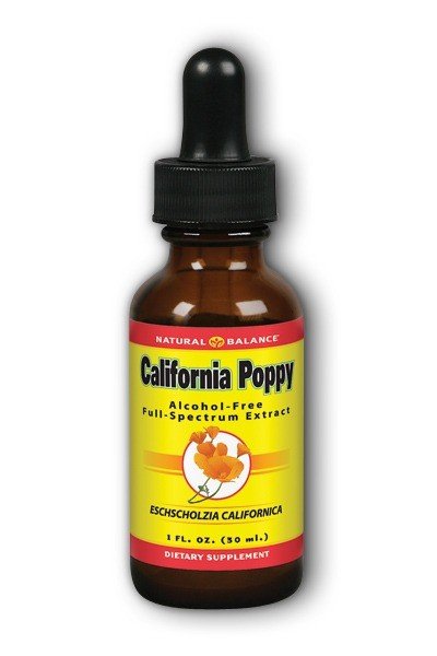 California Poppy Extract | Natural Balance | Eschscholzia Californica | Alcohol Free | Dietary Supplement | 1 fluid ounce Liquid | 30 milliliters | VitaminLife