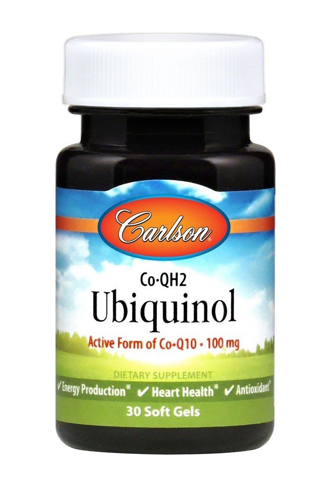 Carlson Laboratories CO-QH Ubiquinol-100 mg 30 Softgel