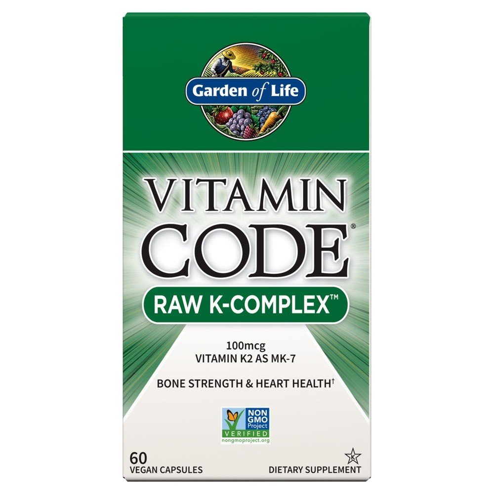 Garden of Life Vitamin Code Raw K Complex 60 Capsule