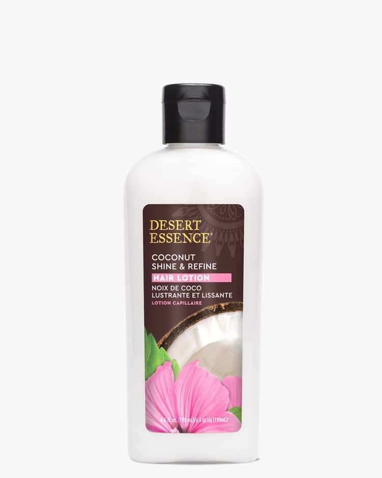 Desert Essence Coconut Shine &amp; Refine Hair Lotion 6.4 fl oz Lotion