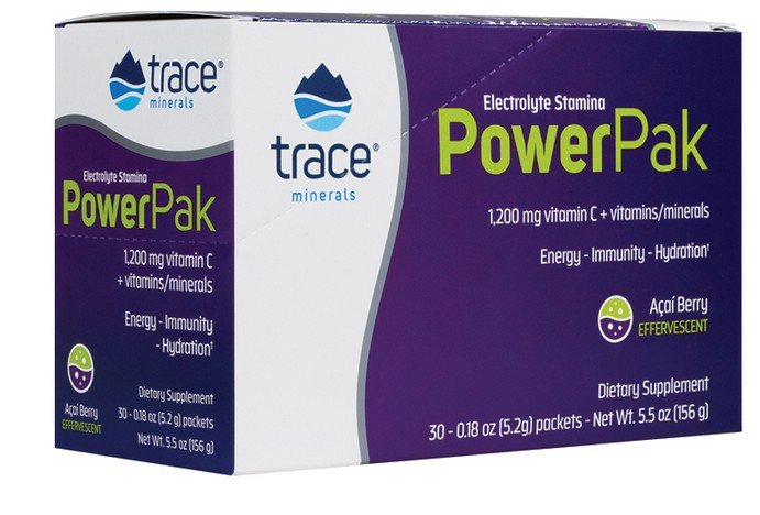 Trace Minerals Electrolyte Stamina Power Pak Acai Berry 30 Packet