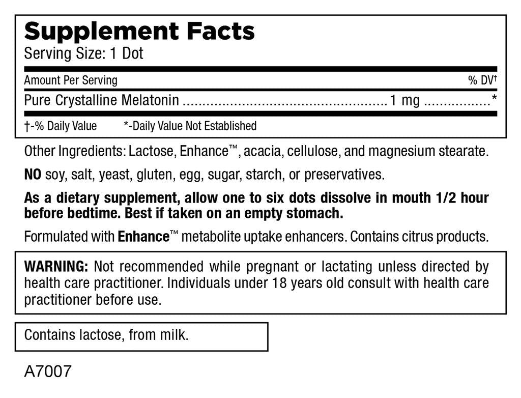 Mt. Angel Vitamins Wake/Sleep Dots 120 Dots