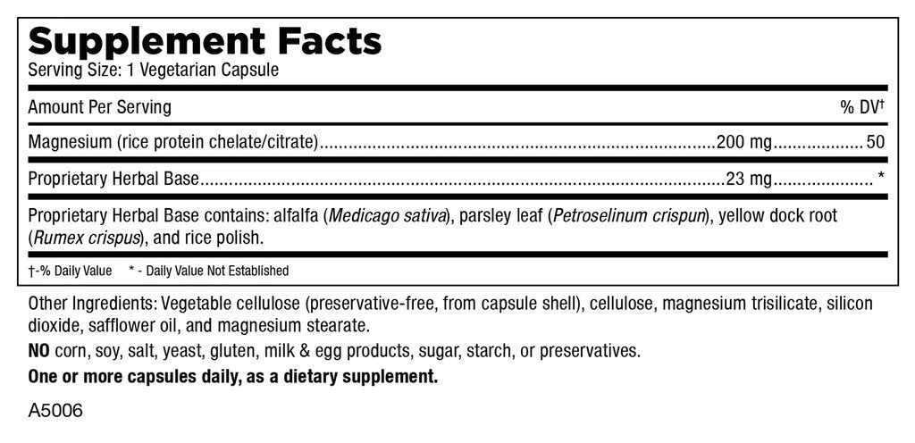 Mt. Angel Vitamins Good Magnesium 60 Capsule