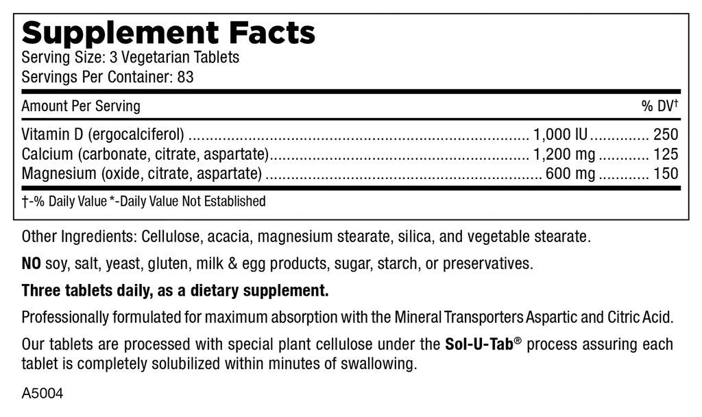 Mt. Angel Vitamins Nice Bones 250 Tablet