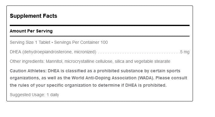Douglas Laboratories DHEA  5 mg 100 Tablet