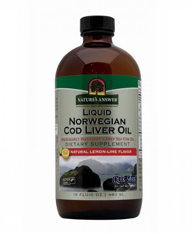 Nature's Answer Norwegian Cod Liver Oil 16 oz Liquid