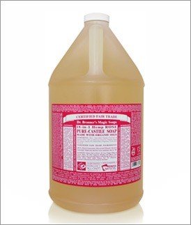 Dr. Bronner's Pure Castile Liquid Soap Rose 128 oz Liquid