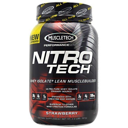 Muscletech Performance Series Nitro-Tech Strawberry 2 lb Powder