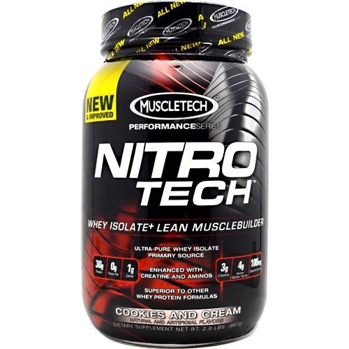 Muscletech Performance Series Nitro-Tech Cookies & Cream 2 lb Powder