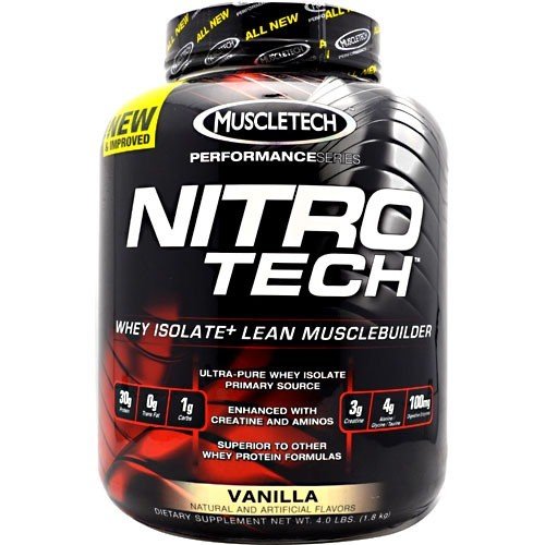 Muscletech Performance Series Nitro-Tech Vanilla 4 lb Powder