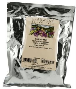 Starwest Botanicals Organic Kelp Powder 1 lbs Powder