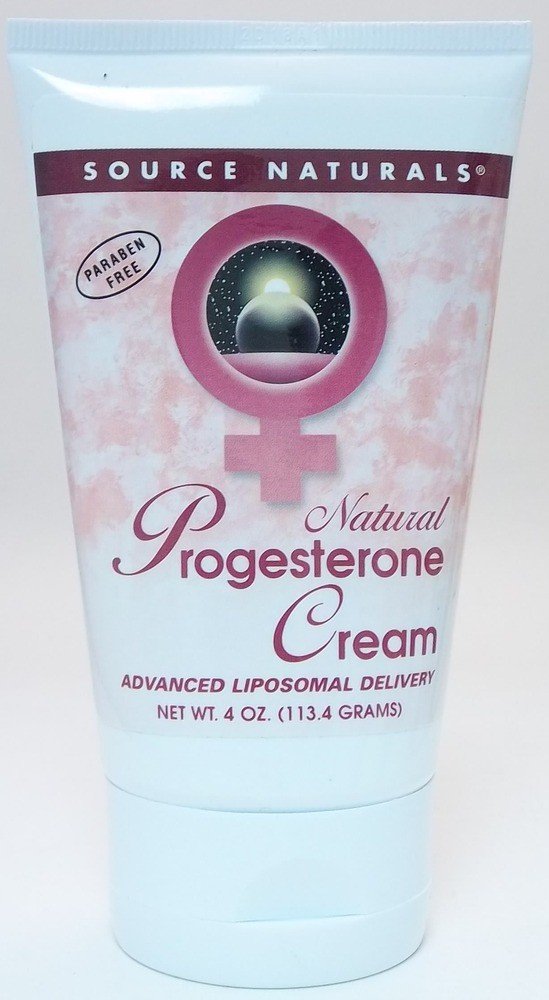 Source Naturals, Inc. Progesterone Cream Tube 4 oz Cream