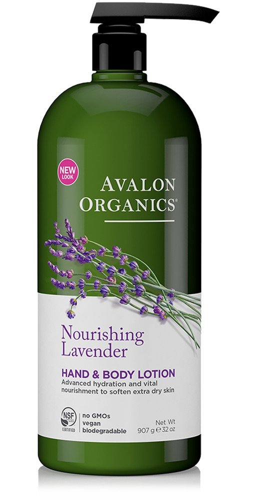 Avalon Organics Nourishing Lavender Hand &amp; Body Lotion 32 oz Lotion