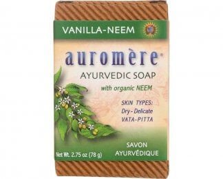 Auromere Ayurvedic Products Ayurvedic Bar Soap Vanilla-Neem 2.75 oz Bar Soap