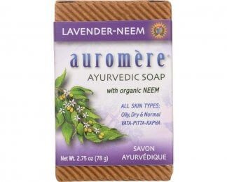 Auromere Ayurvedic Products Ayurvedic Bar Soap Lavender-Neem 2.75 oz Bar Soap