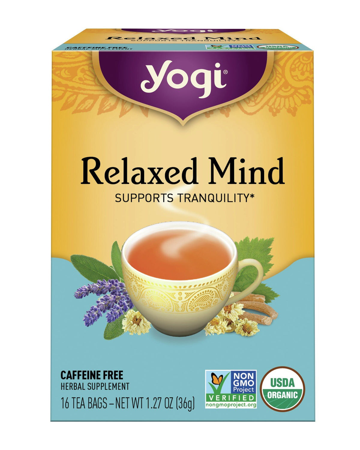 Yogi Teas Relaxed Mind 16 Tea Bag