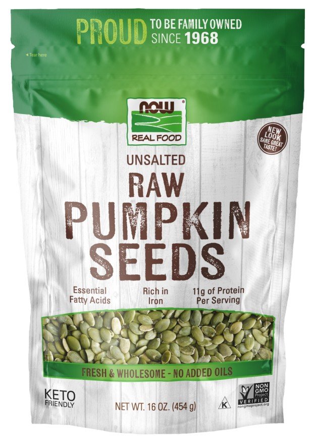 Now Foods Raw Pumpkin Seeds Raw 1 lb Seed