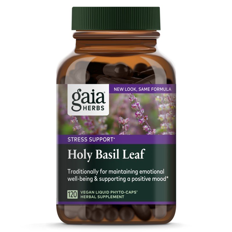 Gaia Herbs Holy Basil Leaf 120 VegCap