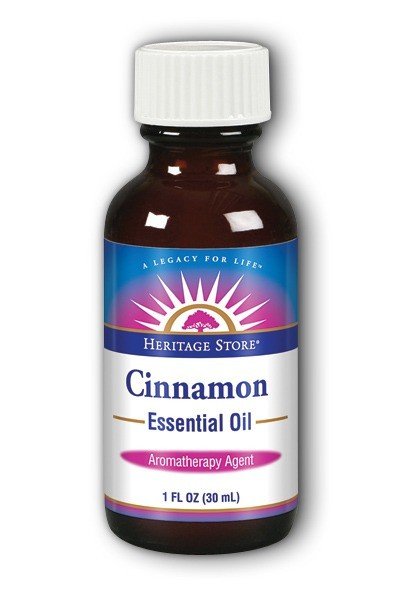 Heritage Store Cinnamon Essential Oil 1 fl oz Oil
