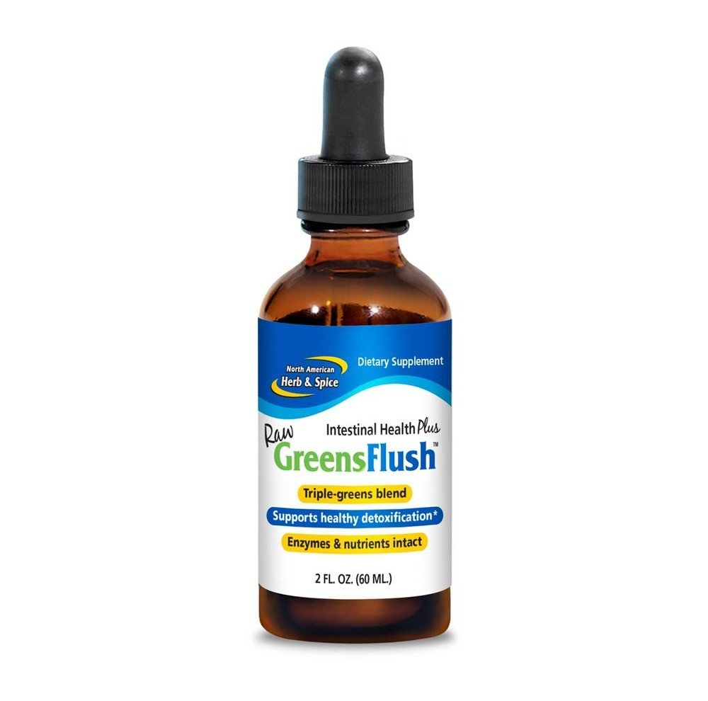 North American Herb & Spice GreensFlush 2 oz Liquid