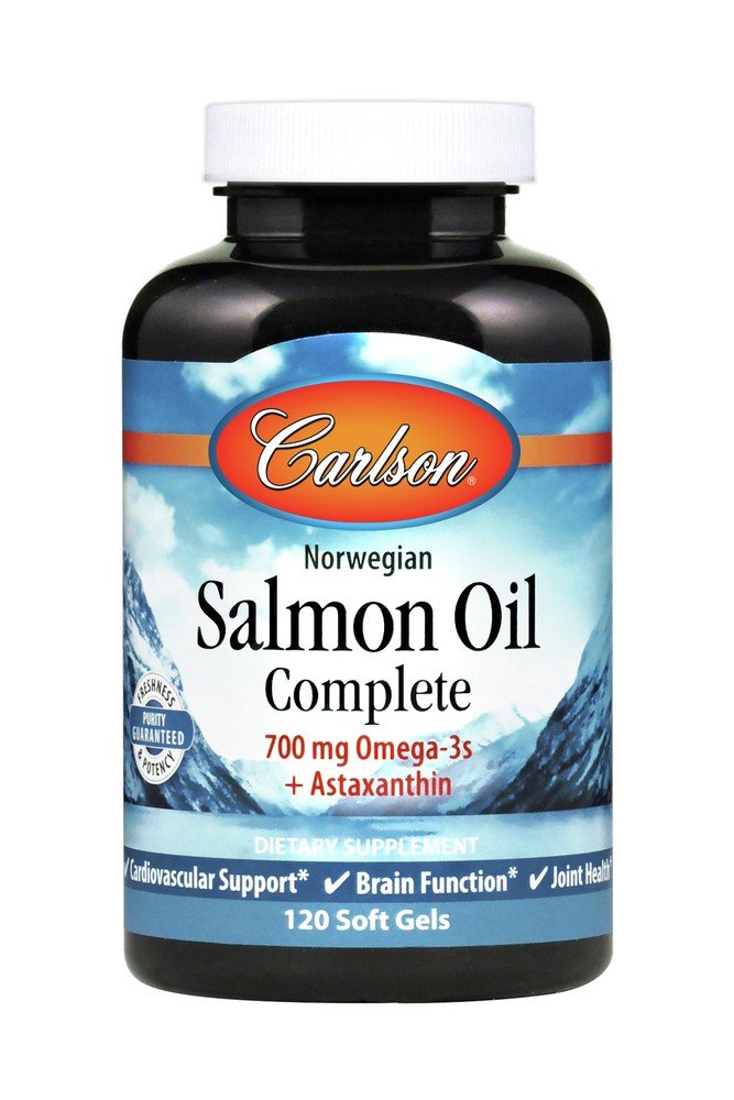 Carlson Laboratories Salmon Oil Complete 120 Softgel