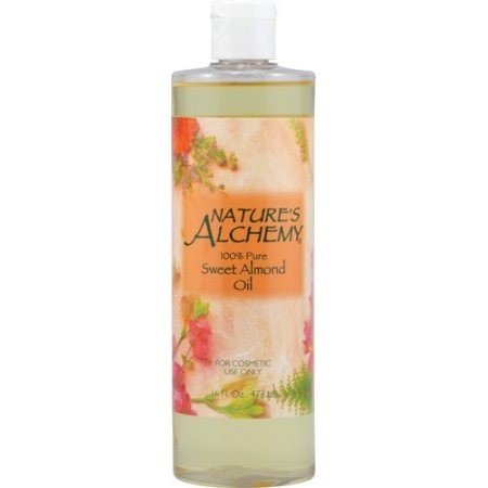 Nature&#39;s Alchemy Carrier Oil Sweet Almond 16 oz Oil