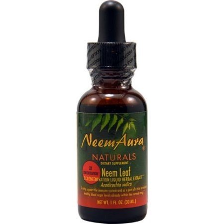 Neem Aura Neem Extract &#39;Triple Potency&#39; Organic 1 oz Liquid