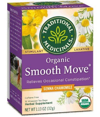 Traditional Medicinals Organic Smooth Move Chamomile Tea 16 Tea Bag