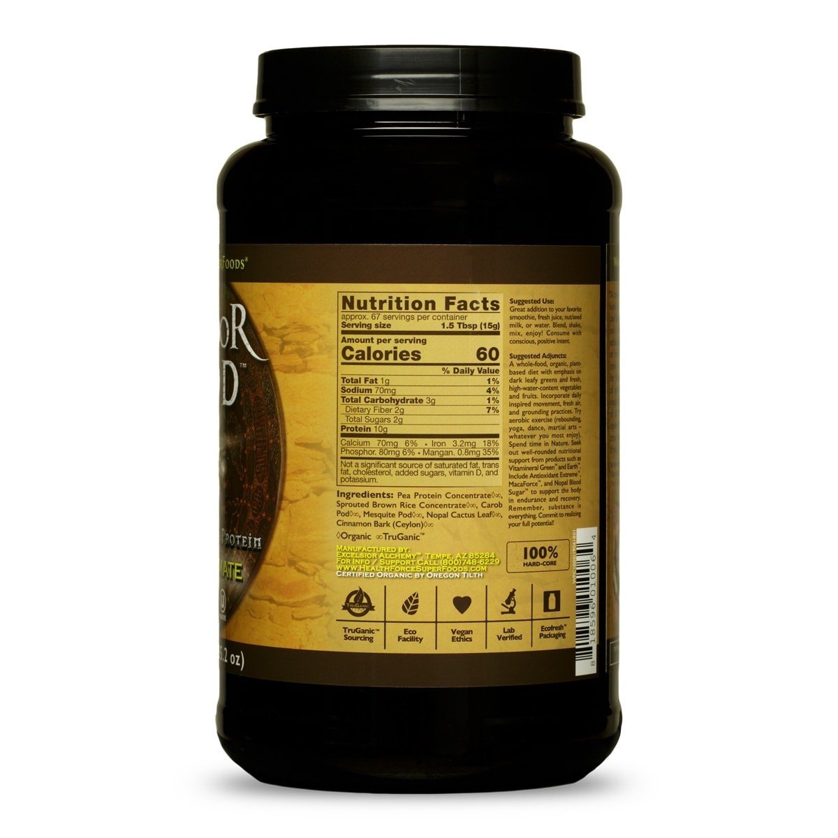 HealthForce Superfoods Warrior Food - Carob Ultimate 1000 g Powder