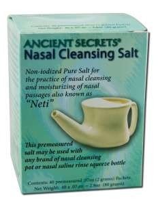 Ancient Secrets Nasal Cleansing Salt 40 Packet