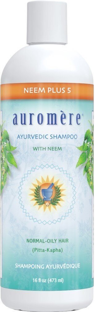 Auromere Ayurvedic Products Shampoo Neem Plus 5 Herb 16 oz Liquid